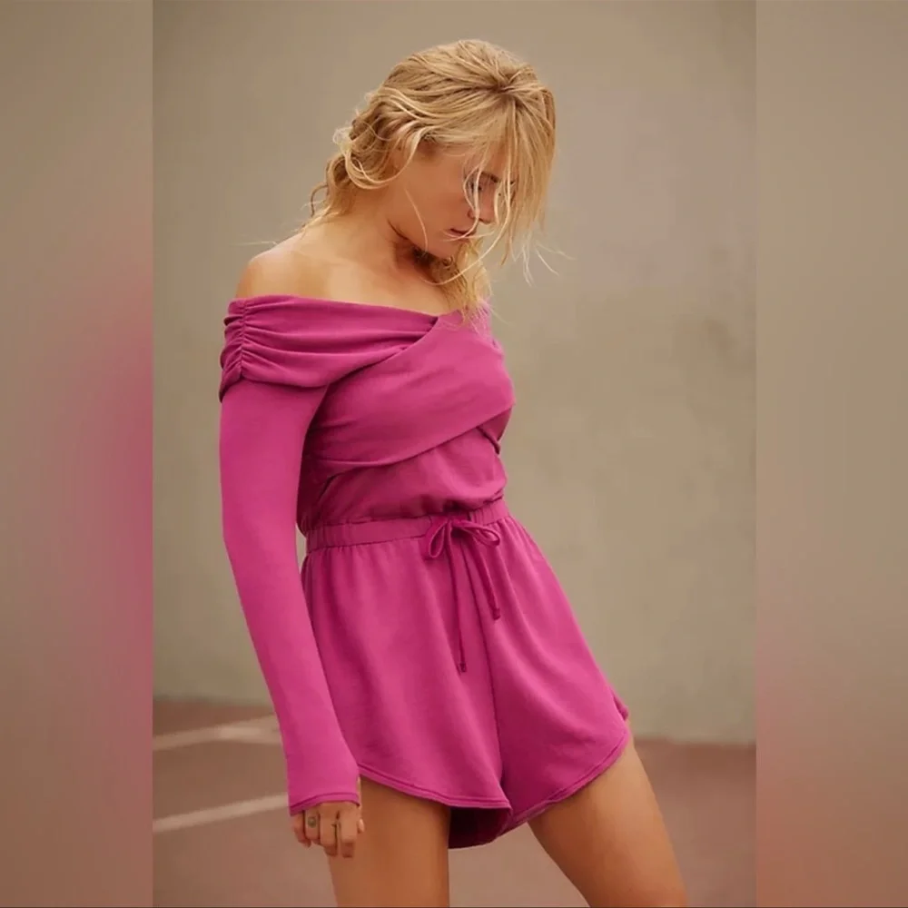 Free People Love Spell Knit Romper NWT One Piece Jumpsuit - Picture 1 of 7